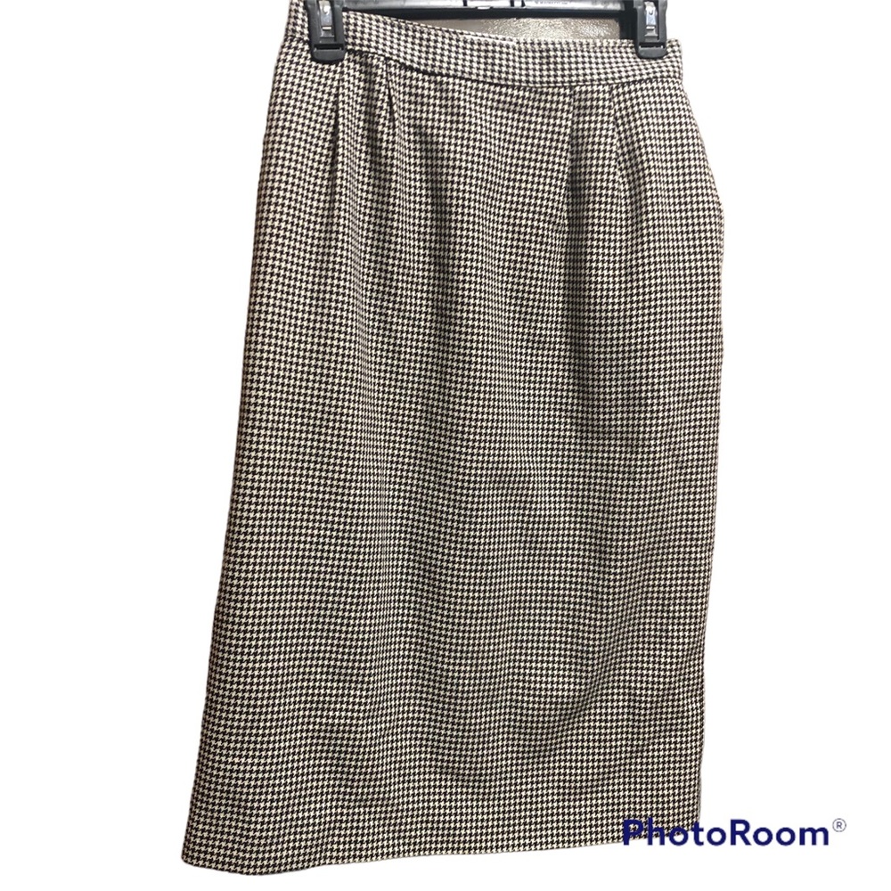 Vintage Rafaella Houndstooth Skirt 8
